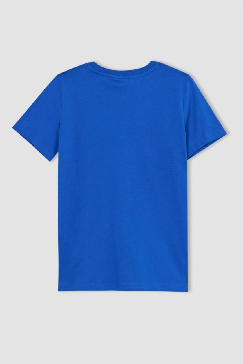 أولاد اللون الملكي سيت ولادي شورت تيشيرت - قطعتين