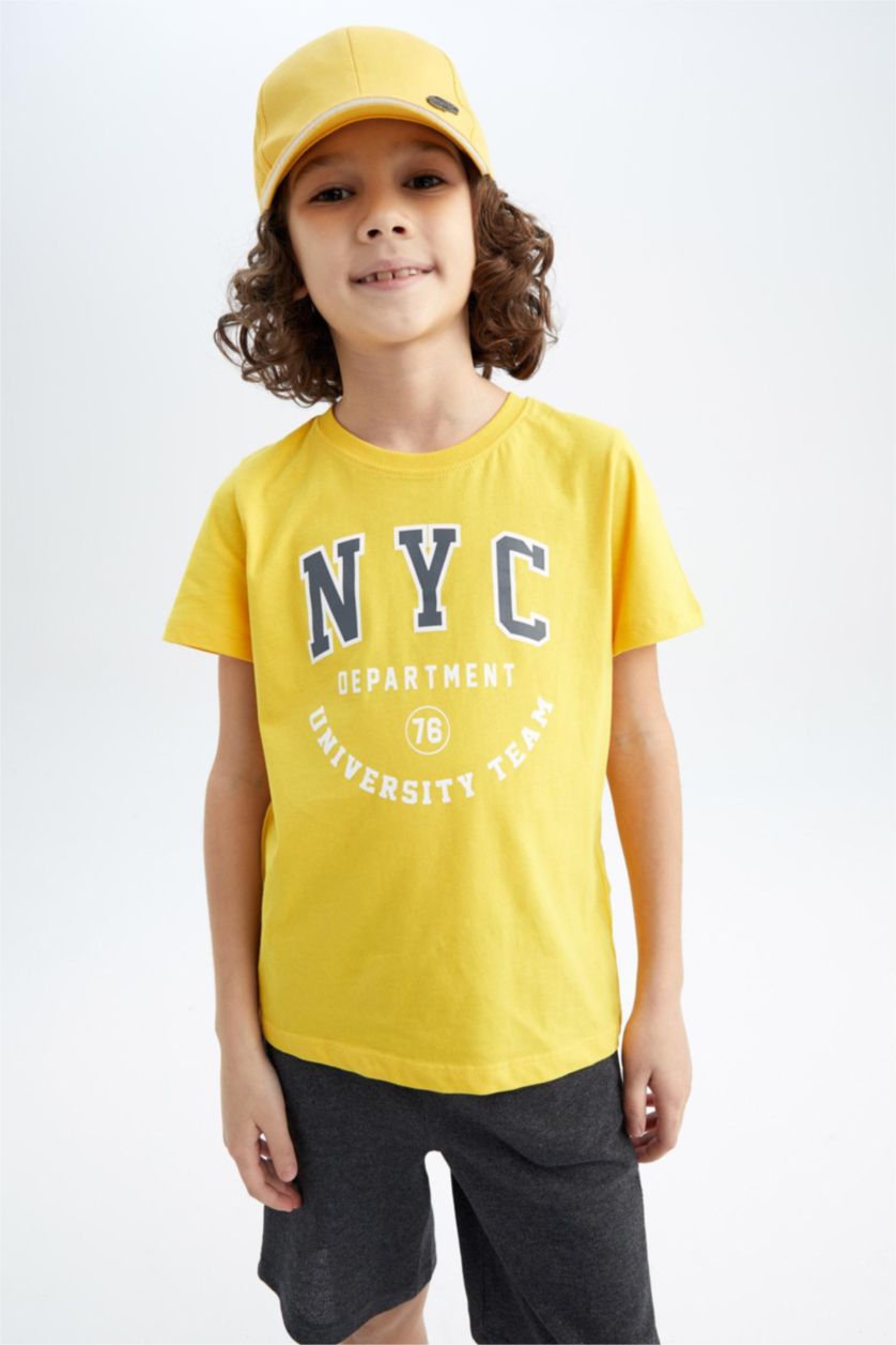 أولاد أصفر طقم ولادي - قطعتين