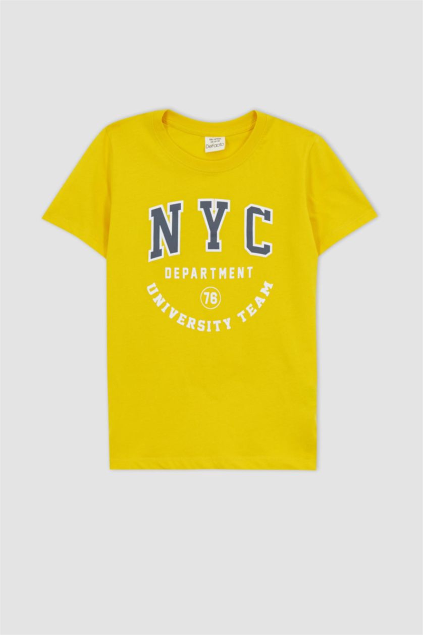 أولاد أصفر طقم ولادي - قطعتين