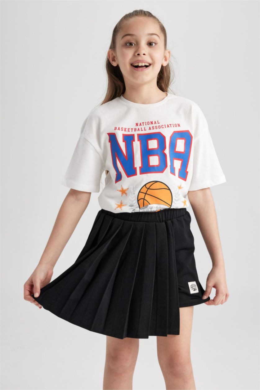 GIRLS & TEENS Black Girl Pleated Skirt