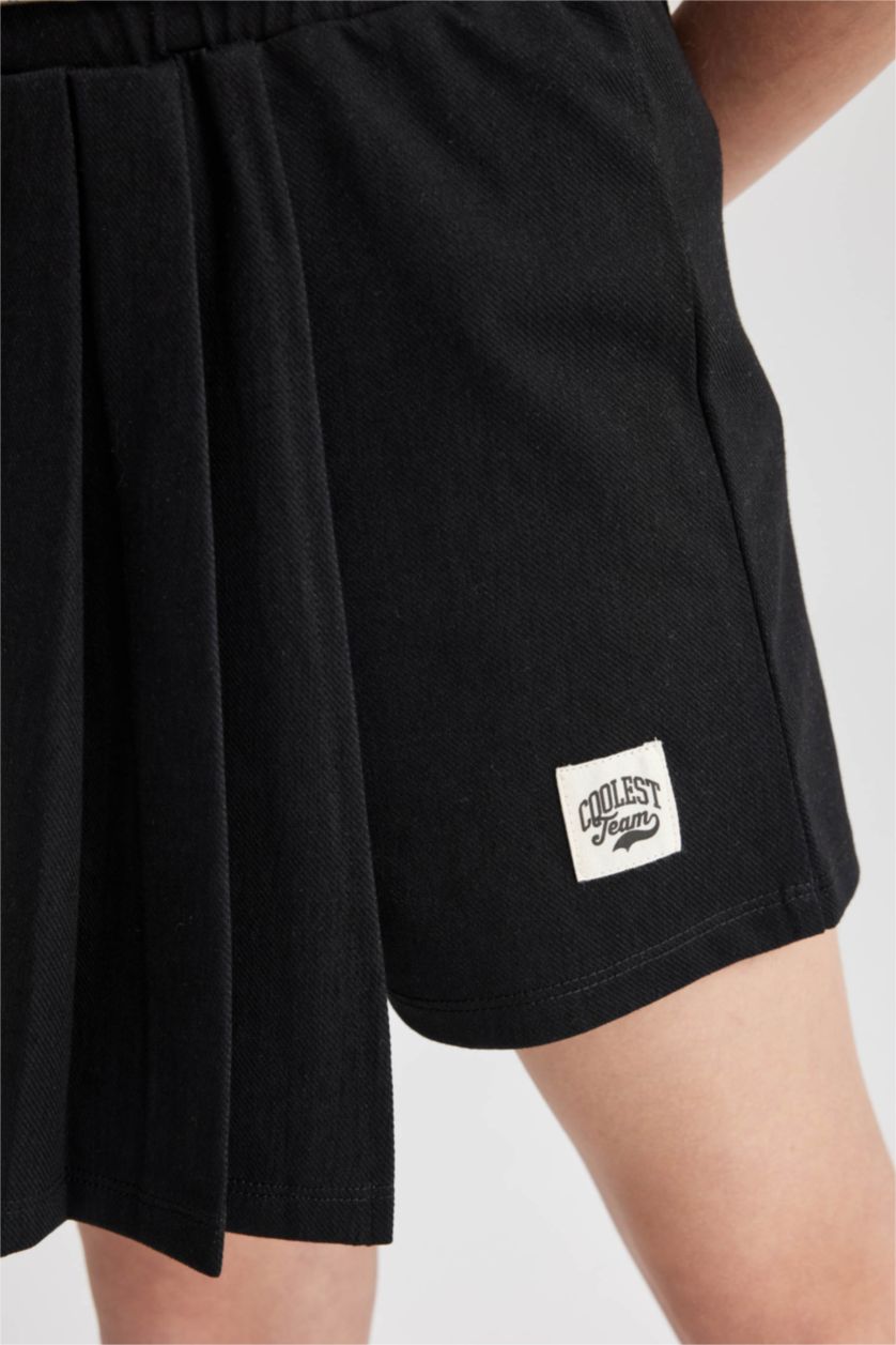 GIRLS & TEENS Black Girl Pleated Skirt