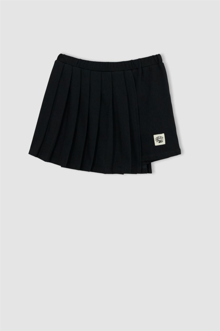 GIRLS & TEENS Black Girl Pleated Skirt