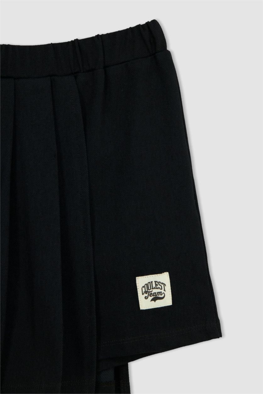 GIRLS & TEENS Black Girl Pleated Skirt