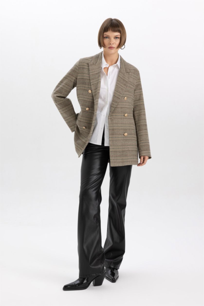 حريمي بيج بليزر اوفر سايز قصة واسعة بطبعة قلب