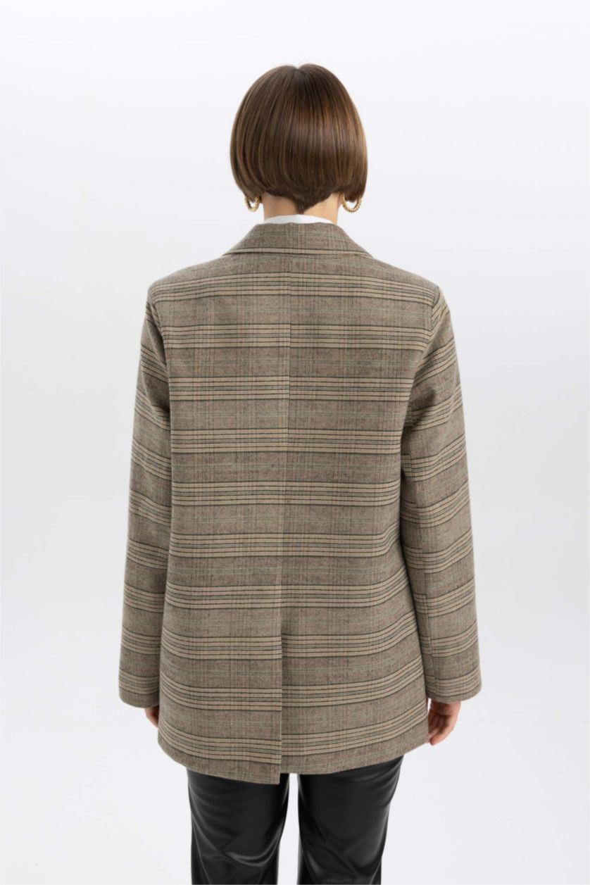 حريمي بيج بليزر اوفر سايز قصة واسعة بطبعة قلب