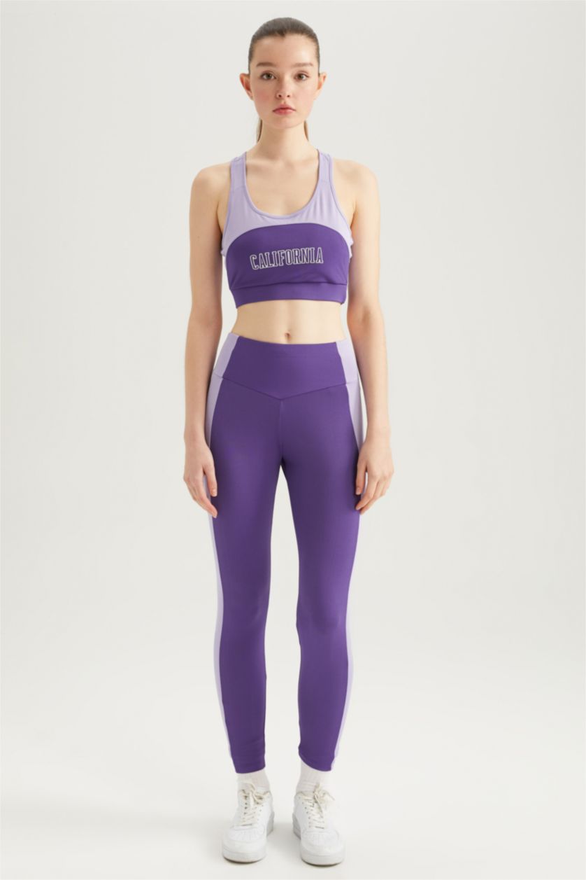 FEMME Violet Leggings de Sport de DeFactofit