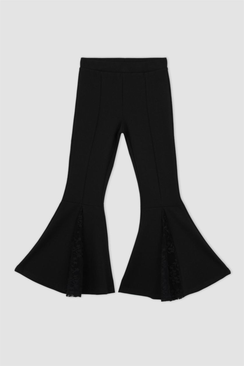 FILLES Noir Pantalon Journée des enfants