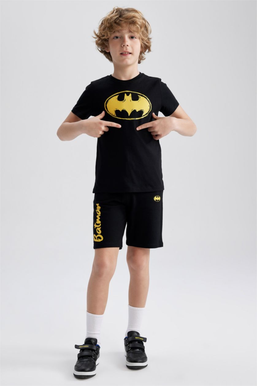 أولاد أسود طقم ولادي من باتمان - قطعتين