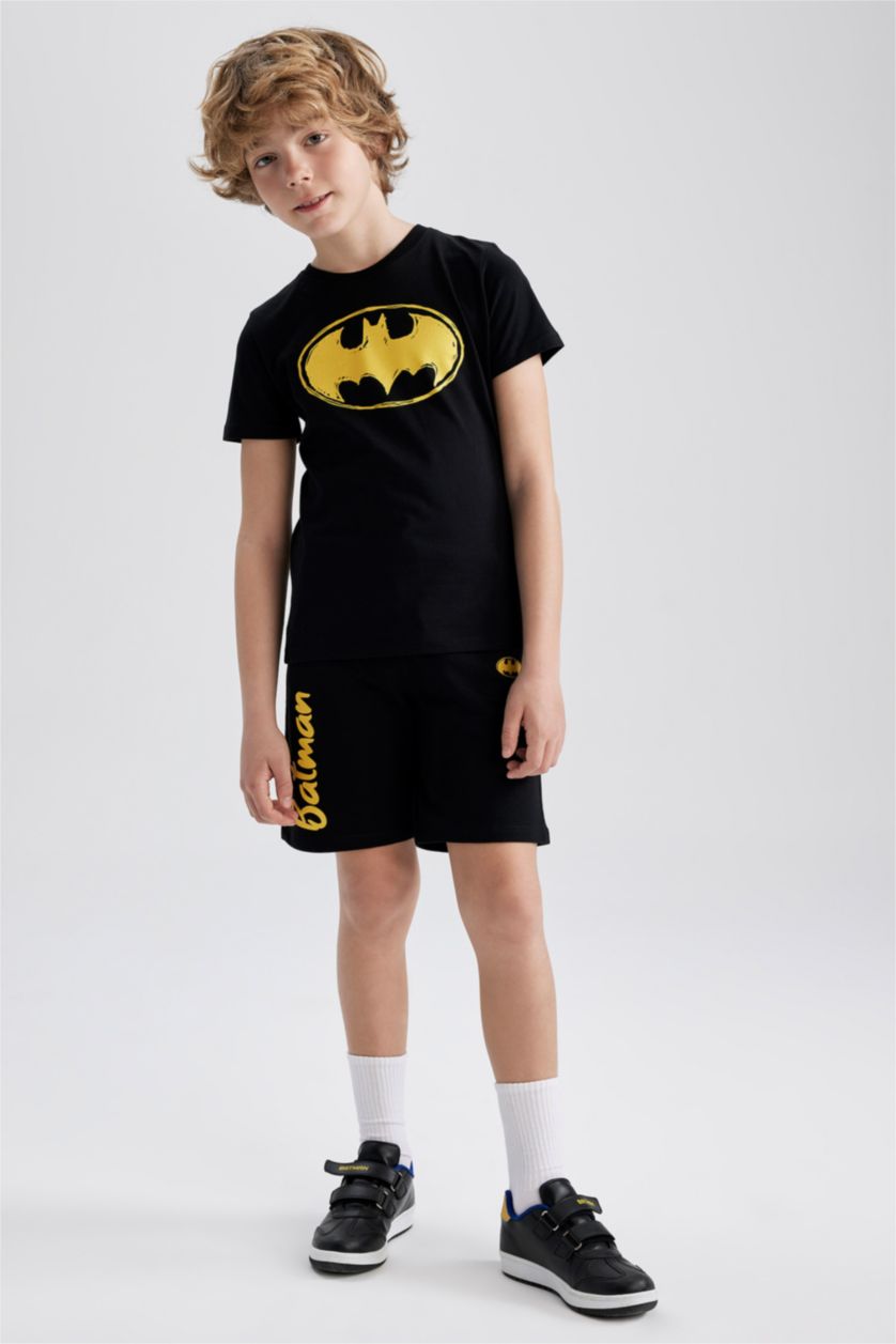 أولاد أسود طقم ولادي من باتمان - قطعتين