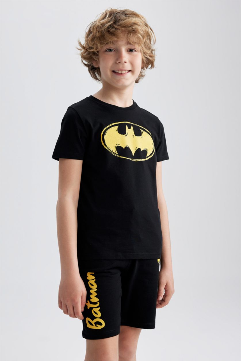 أولاد أسود طقم ولادي من باتمان - قطعتين