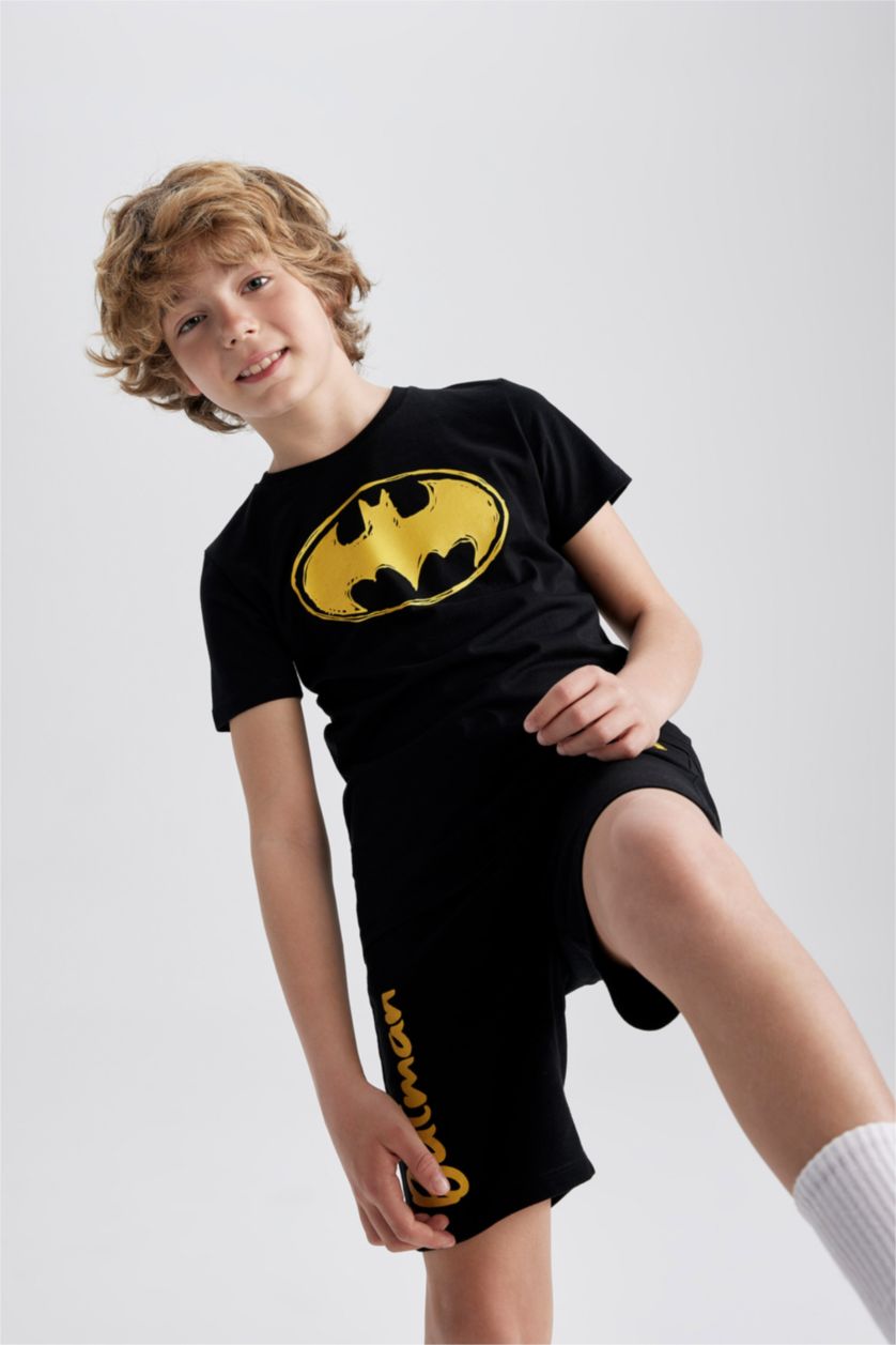 أولاد أسود طقم ولادي من باتمان - قطعتين