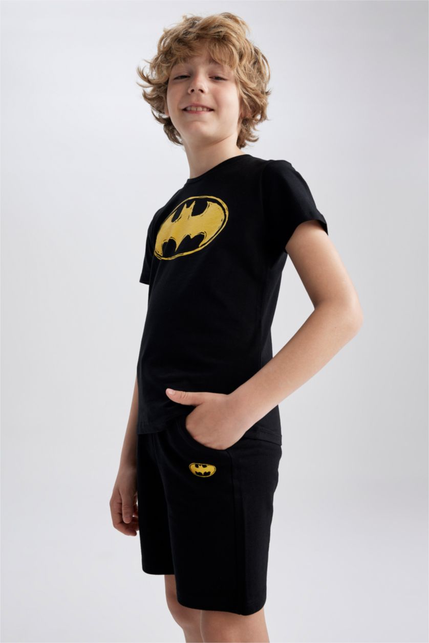 أولاد أسود طقم ولادي من باتمان - قطعتين