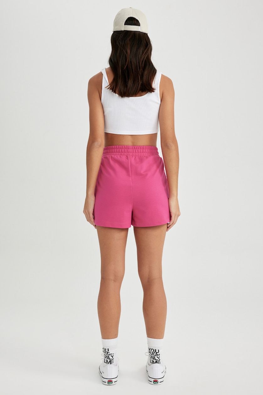 WOMAN Pink Regular Fit Thin Sweatshirt Fabric