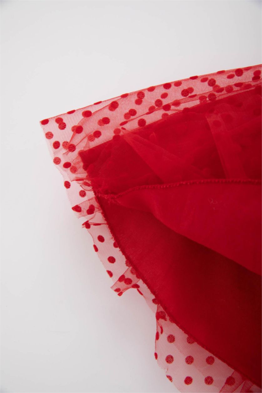 BÉBÉ FILLE Rouge Jupe Tutu Taille Élastique Bébé Fille