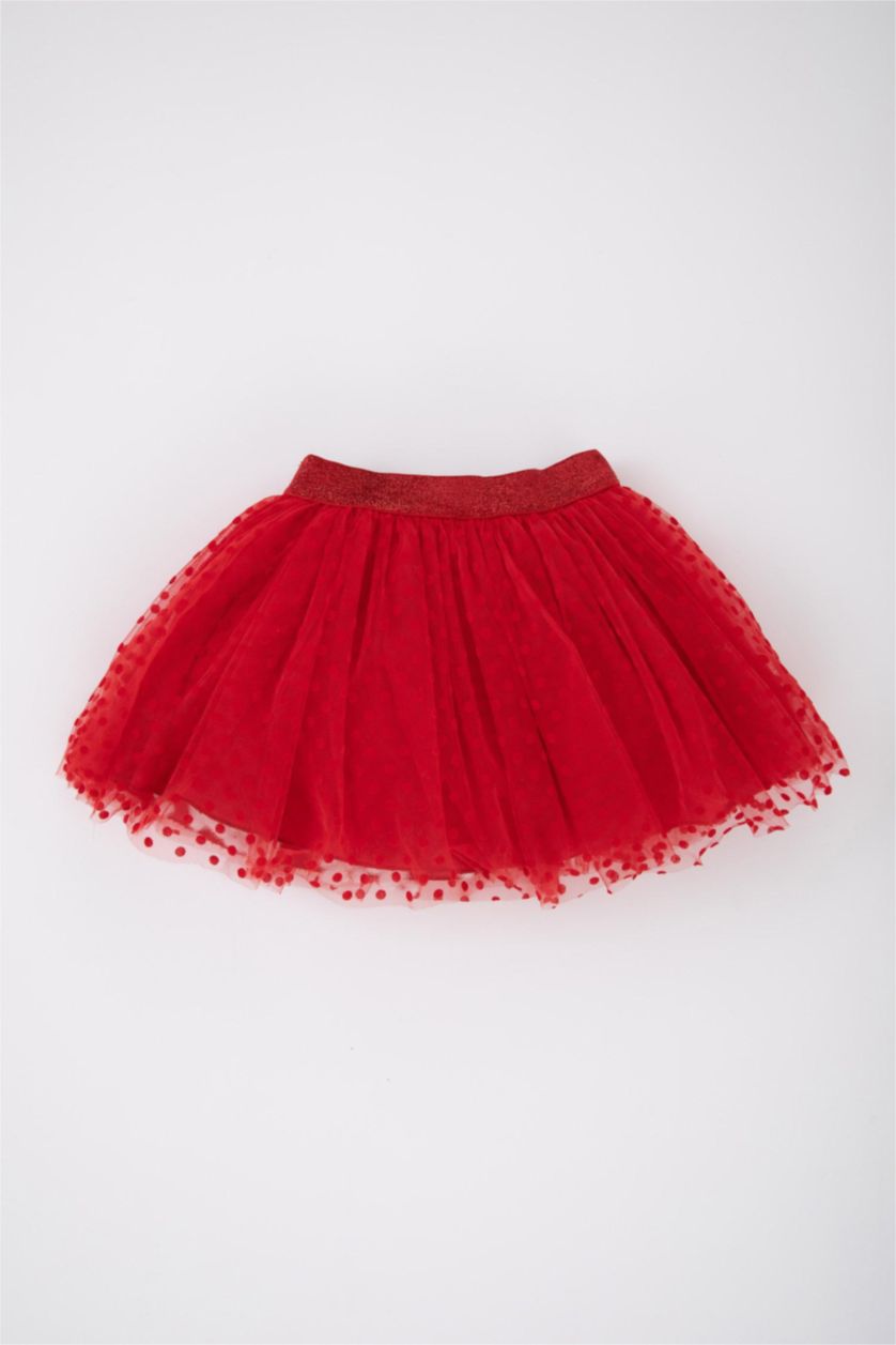 BÉBÉ FILLE Rouge Jupe Tutu Taille Élastique Bébé Fille