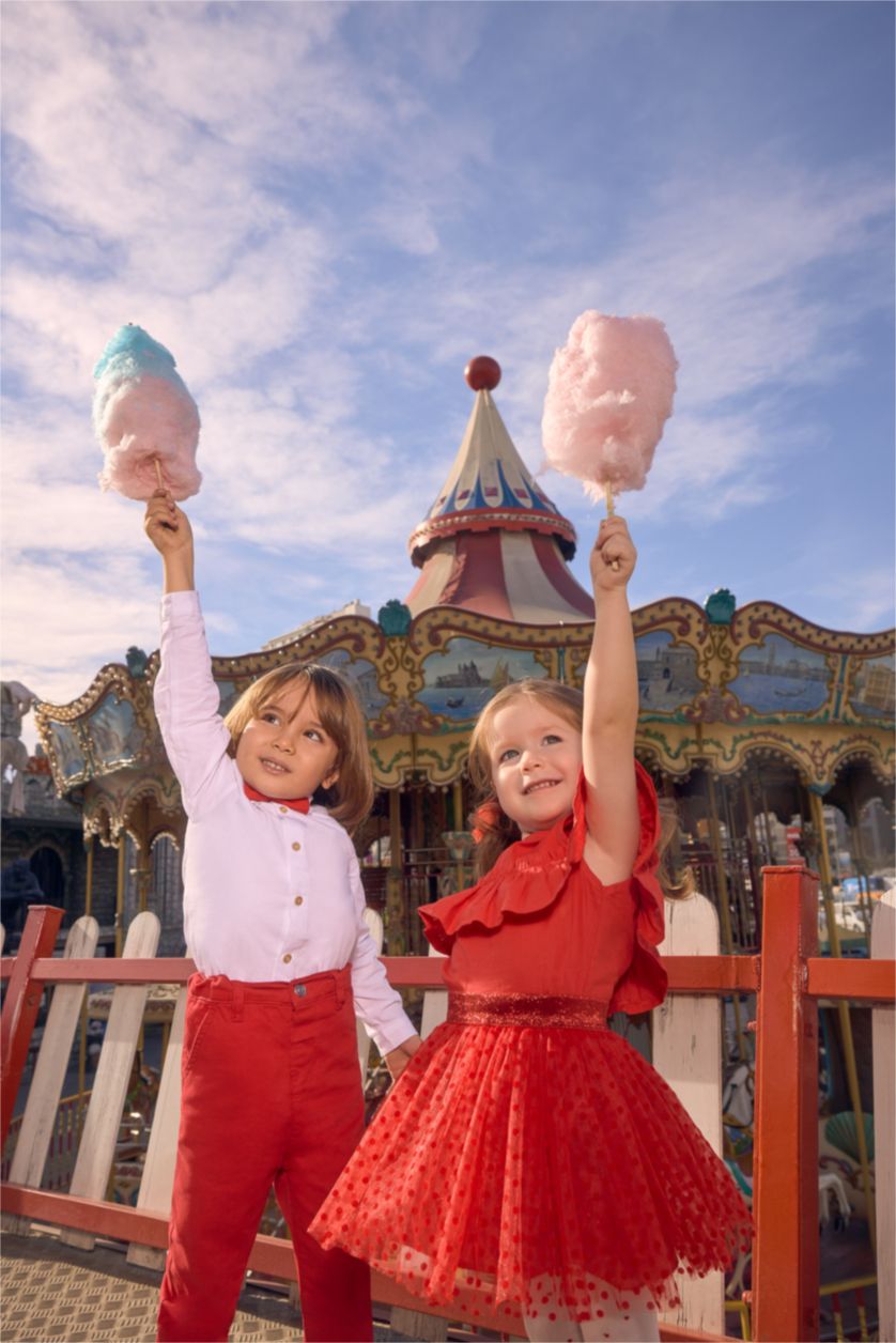 BÉBÉ FILLE Rouge Jupe Tutu Taille Élastique Bébé Fille