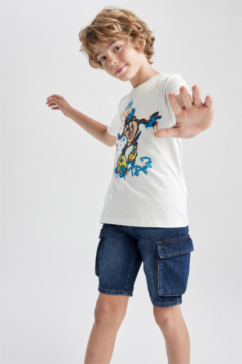 أولاد أزرق شورت كابري كارجو