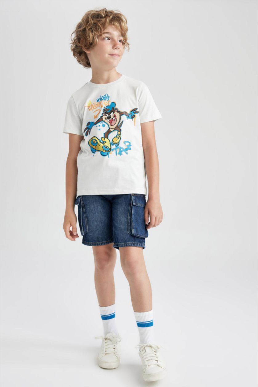 أولاد أزرق شورت كابري كارجو