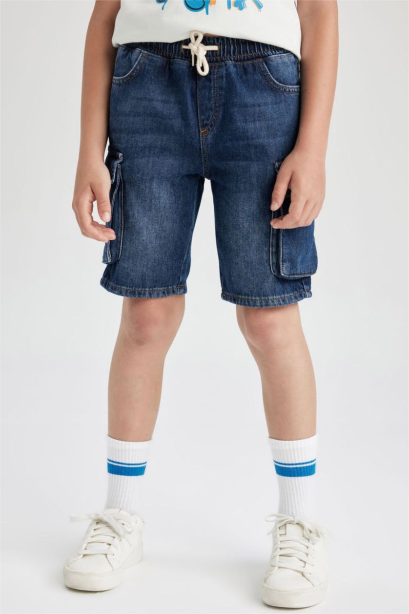 أولاد أزرق شورت كابري كارجو