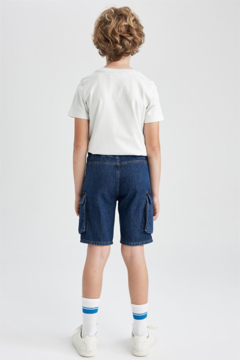 أولاد أزرق شورت كابري كارجو