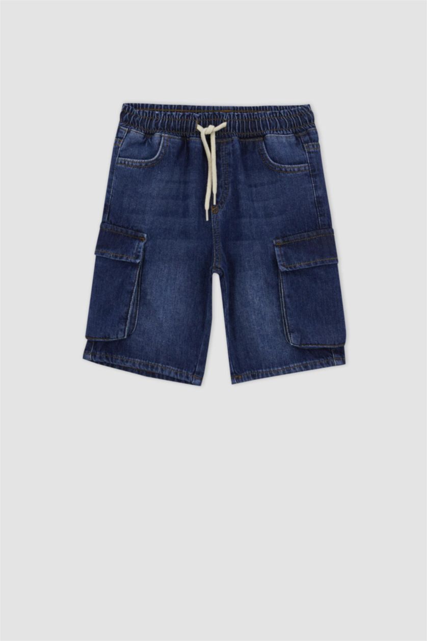 أولاد أزرق شورت كابري كارجو