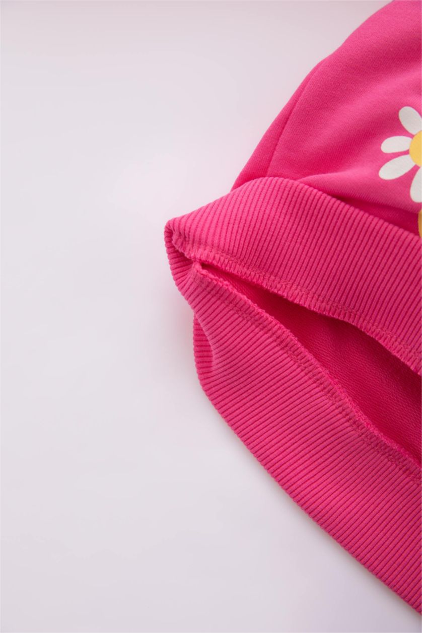 BABY GIRL Pink 2 piece Regular Fit Crew Neck Slogan Set