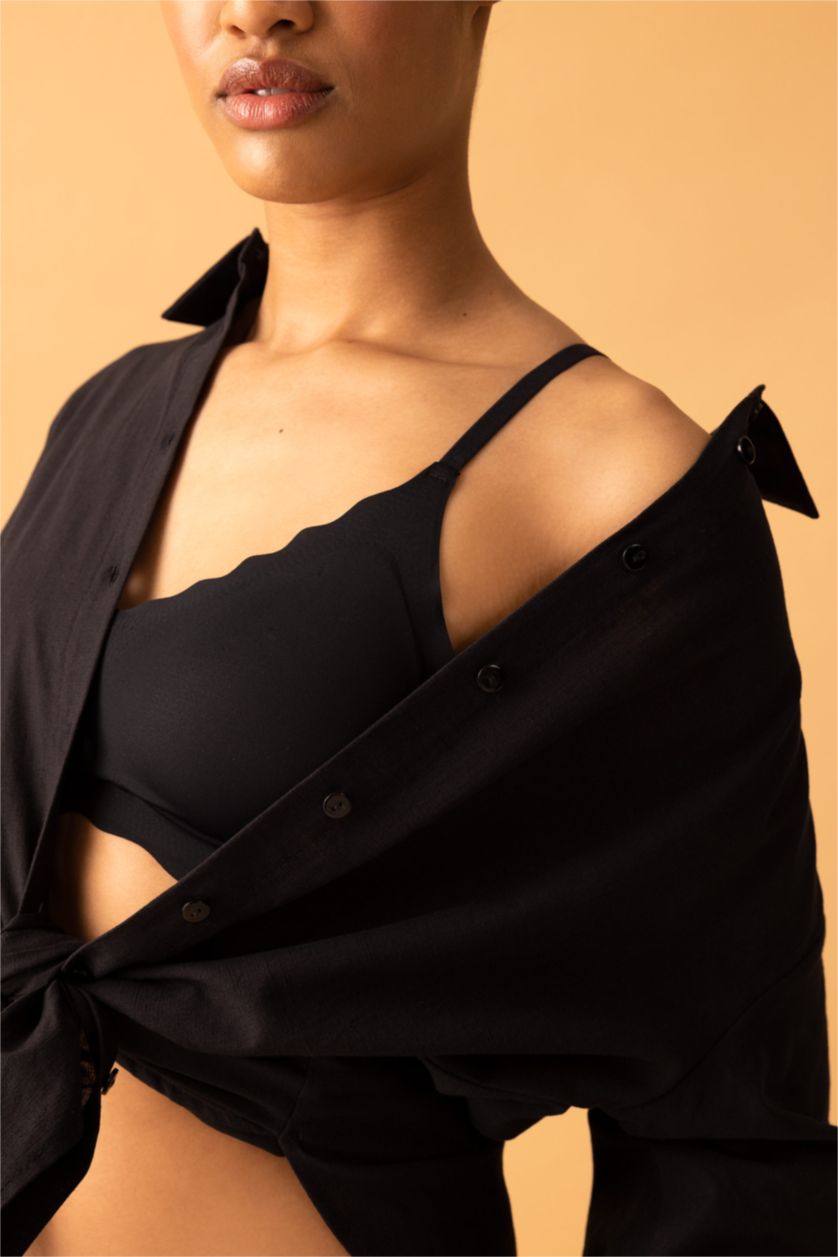 نساء أسود حمالة صدر برا ببطانة قابلة للازالة بقصة الليزر من Fall In Love