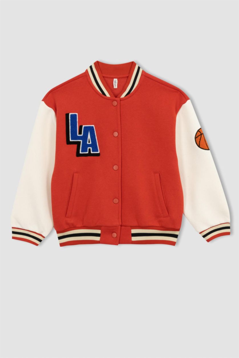 Девочки и подростки Красный Бомбер для девочек