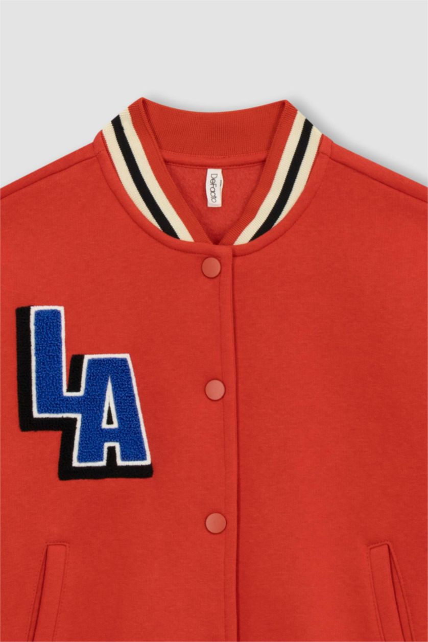 Девочки и подростки Красный Бомбер для девочек