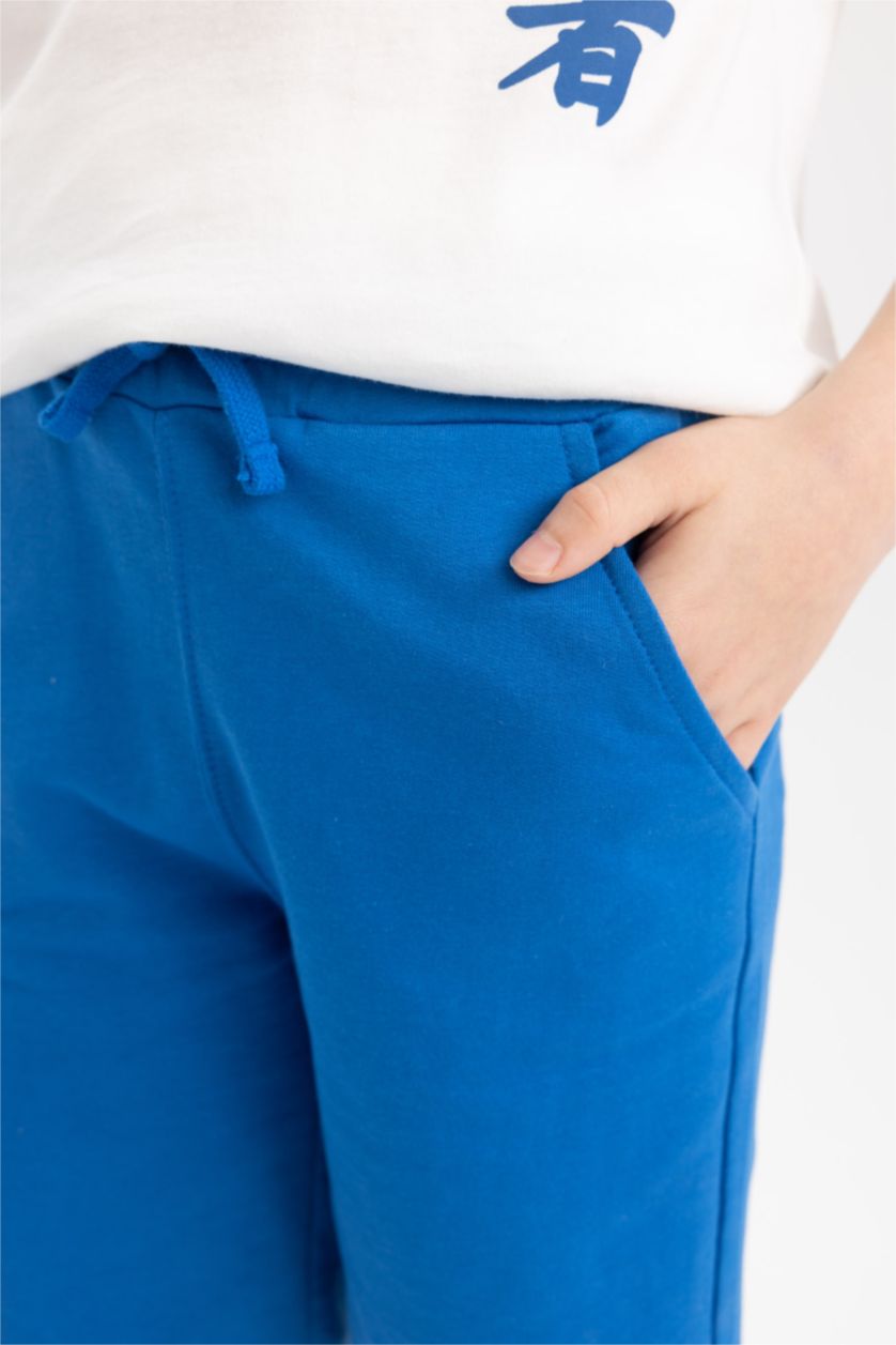 GARÇONS Bleu Short Basique pour Garçon