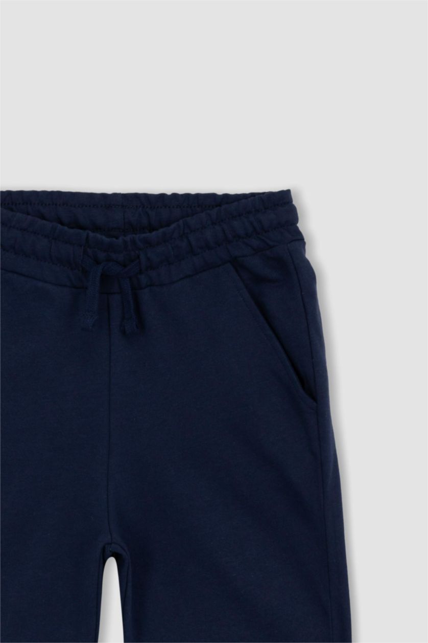 BOYS & TEENS NAVY Boy Regular Fit Sweatshirt Fabric Shorts
