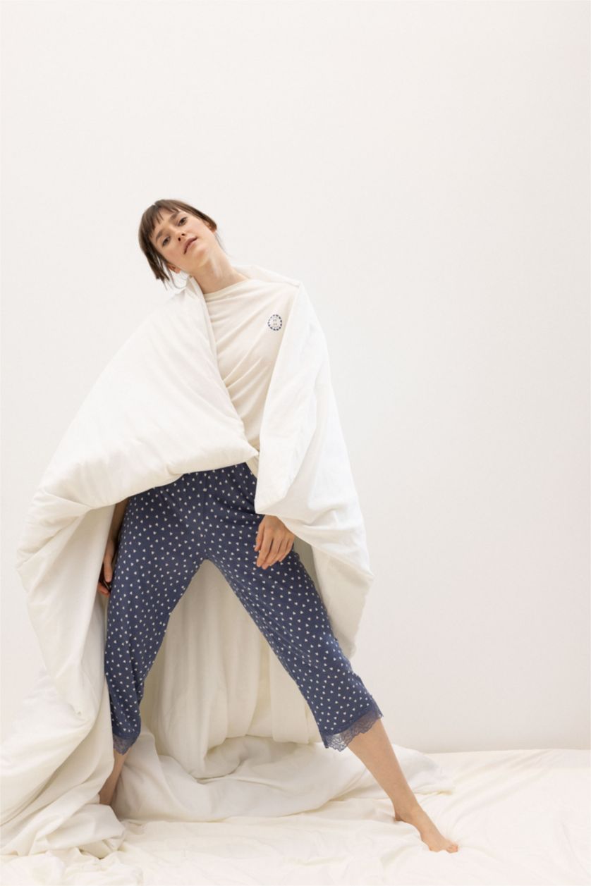 WOMAN Indigo Fall In Love Regular Fit Short Sleeve 2 Piece Set