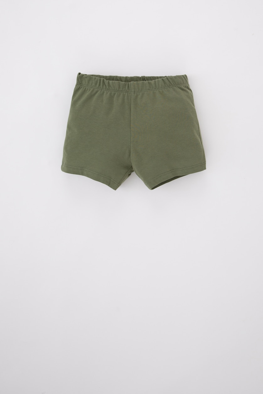 Baby Boys Green Baby Boy Printed Short Sleeve T-Shirt Shorts 2-Pack Set