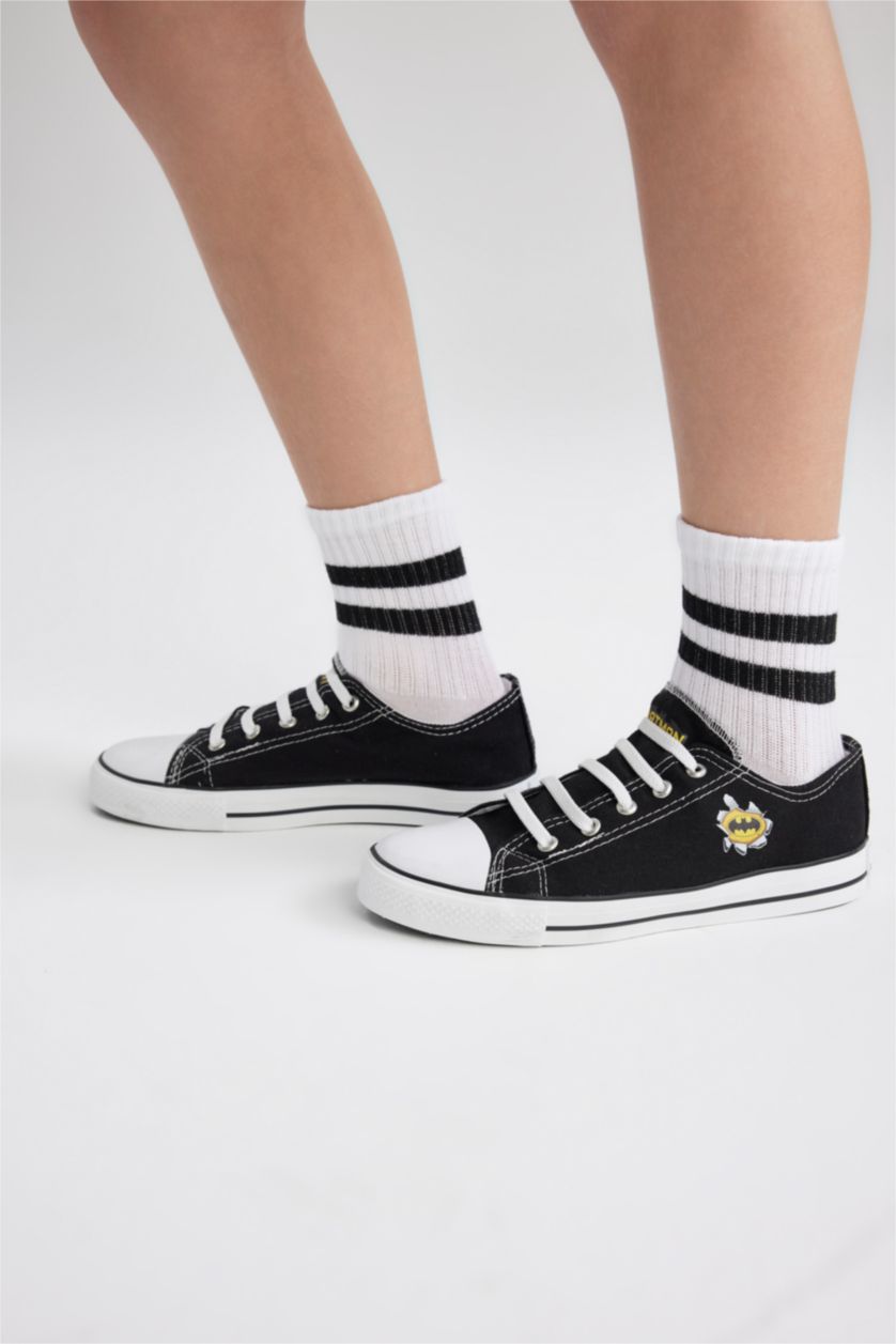 Ұлдар Және Жасөспірімдер қара Ұлдарға Batman кроссовка