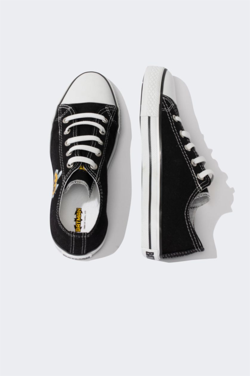 Ұлдар Және Жасөспірімдер қара Ұлдарға Batman кроссовка