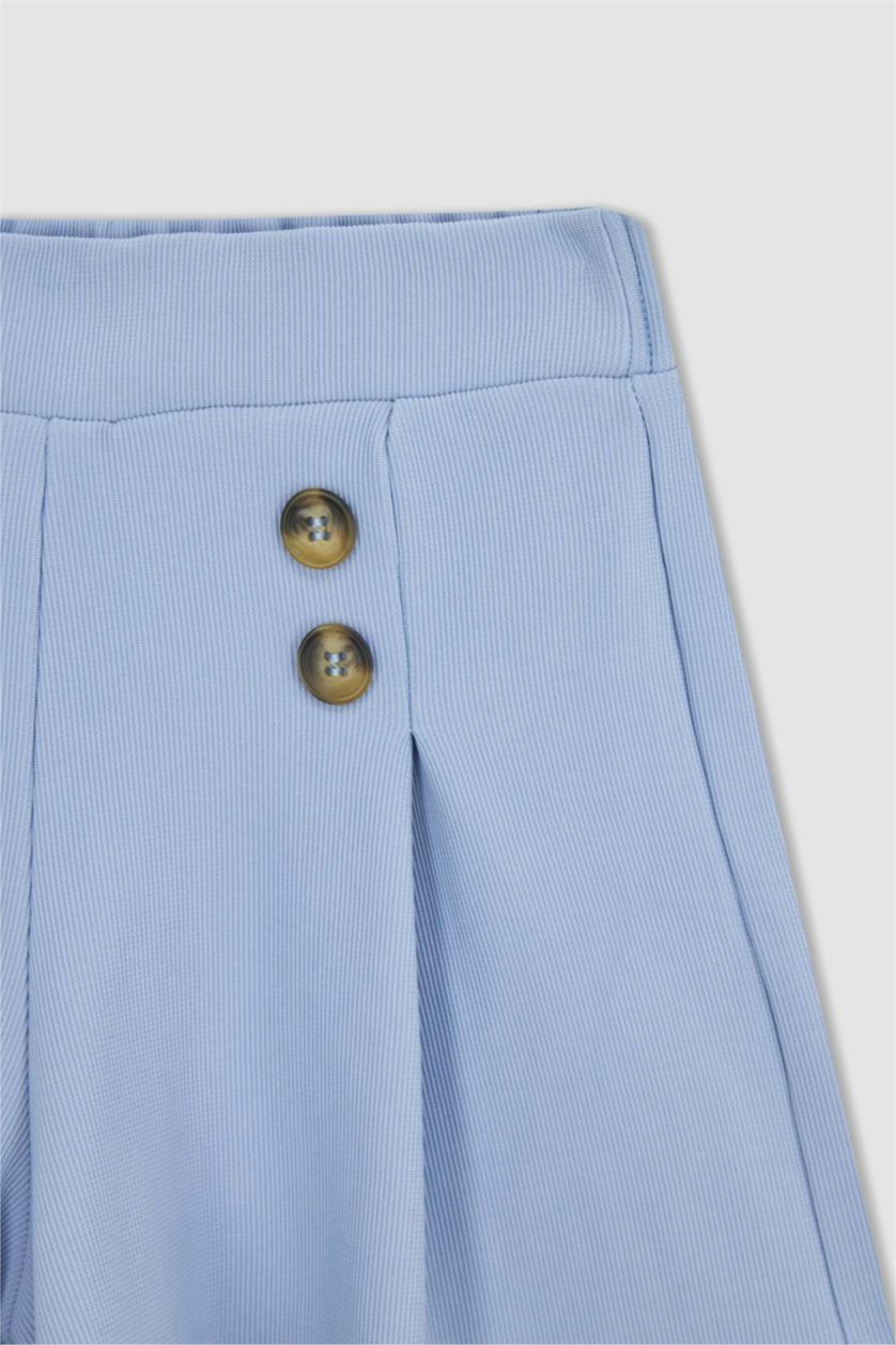 FILLES Bleu Ensemble de Short et Collants pour Fille