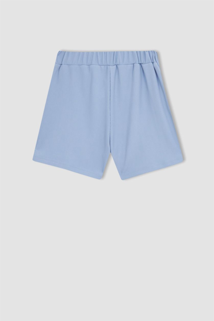 FILLES Bleu Ensemble de Short et Collants pour Fille