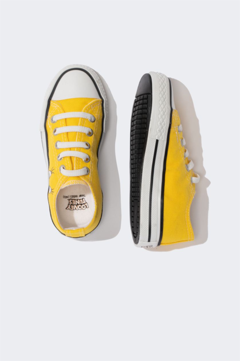 Қыздар Және Жасөспірімдер сары Қыздарға Looney Tunes Лицензиялық кроссовка