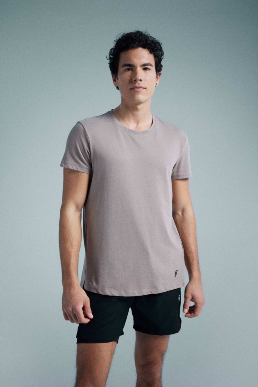 رجالي فيزوني Slim Fit Short Sleeve T-Shirt