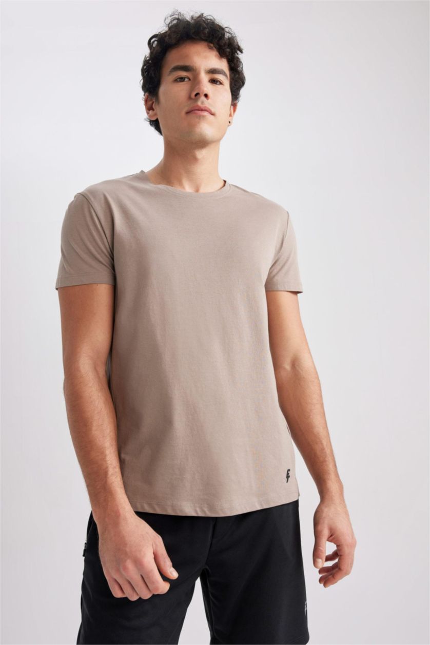 رجالي فيزوني Slim Fit Short Sleeve T-Shirt
