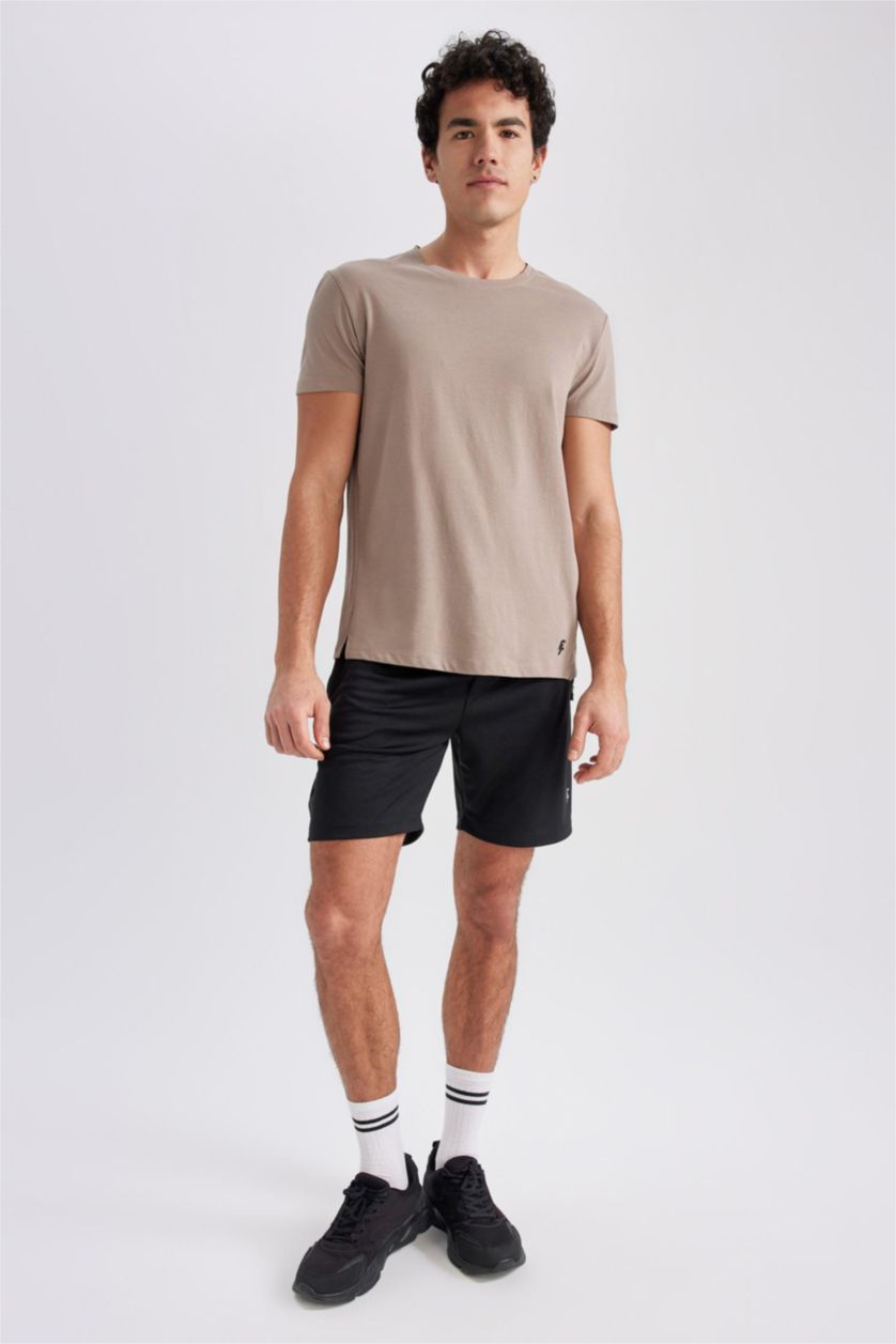رجالي فيزوني Slim Fit Short Sleeve T-Shirt