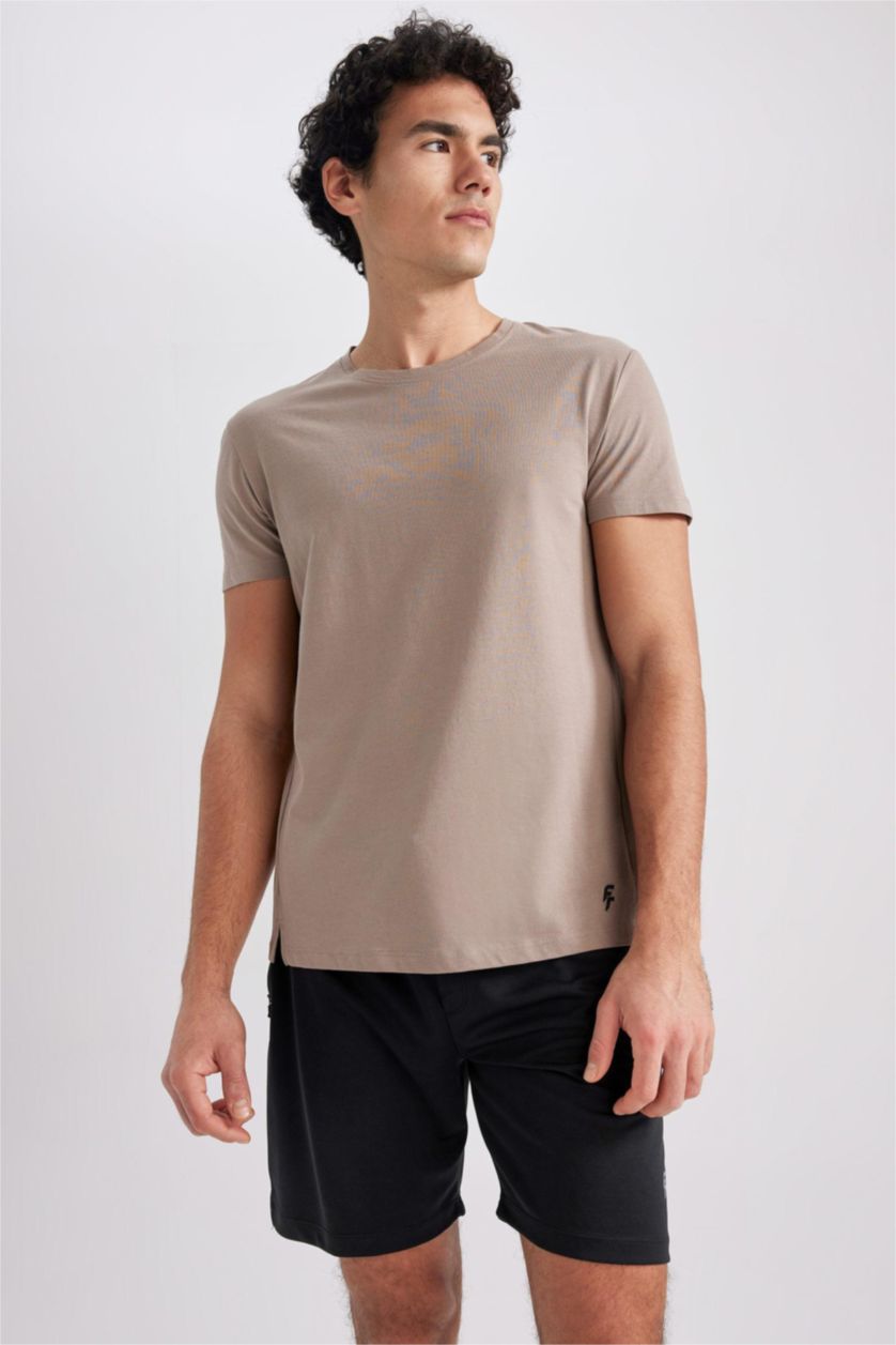 رجالي فيزوني Slim Fit Short Sleeve T-Shirt