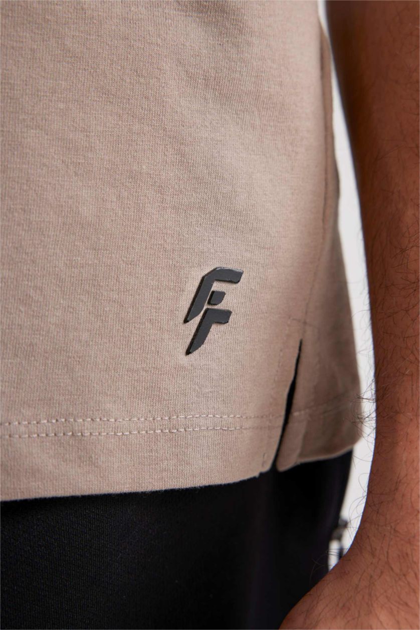 رجالي فيزوني Slim Fit Short Sleeve T-Shirt