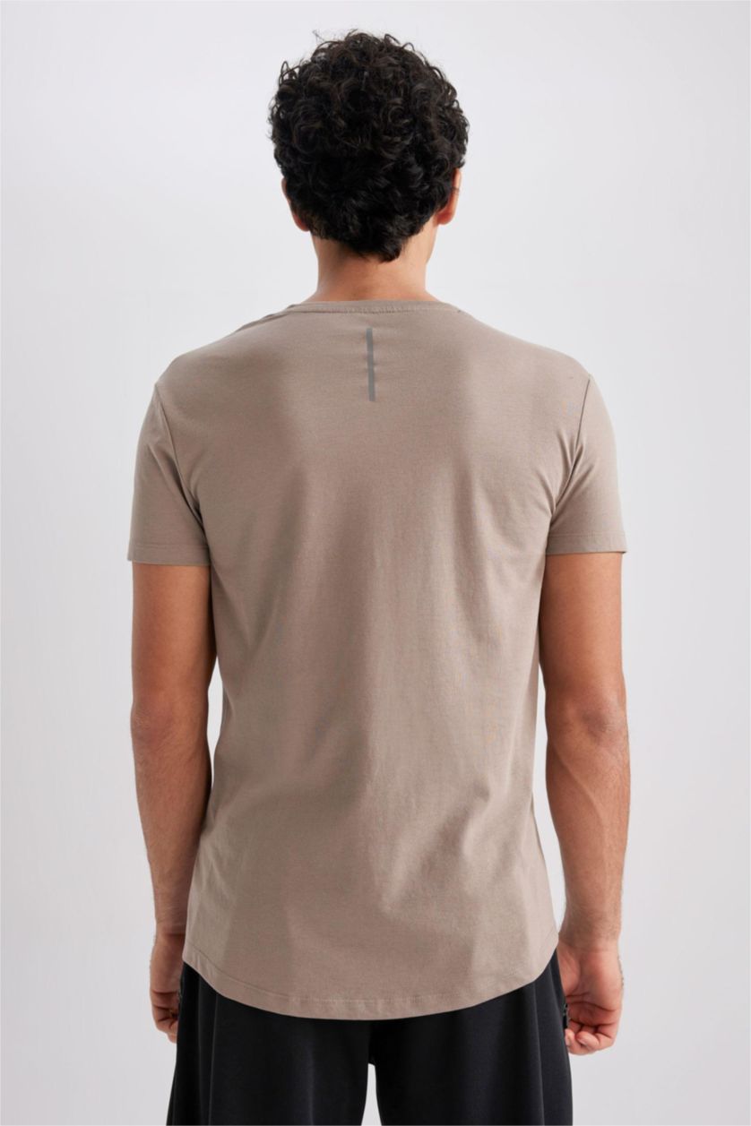 رجالي فيزوني Slim Fit Short Sleeve T-Shirt