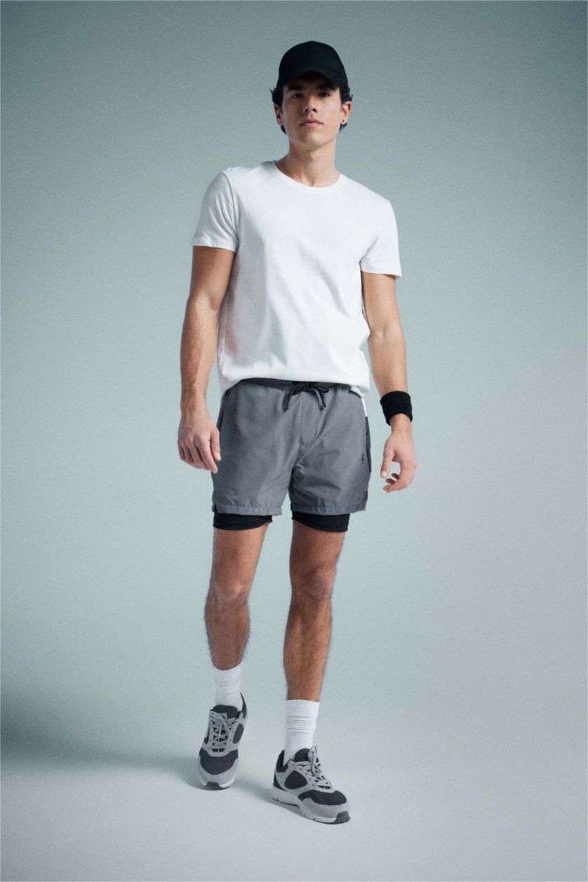 MAN Ecru Slim Fit Short Sleeve T-Shirt