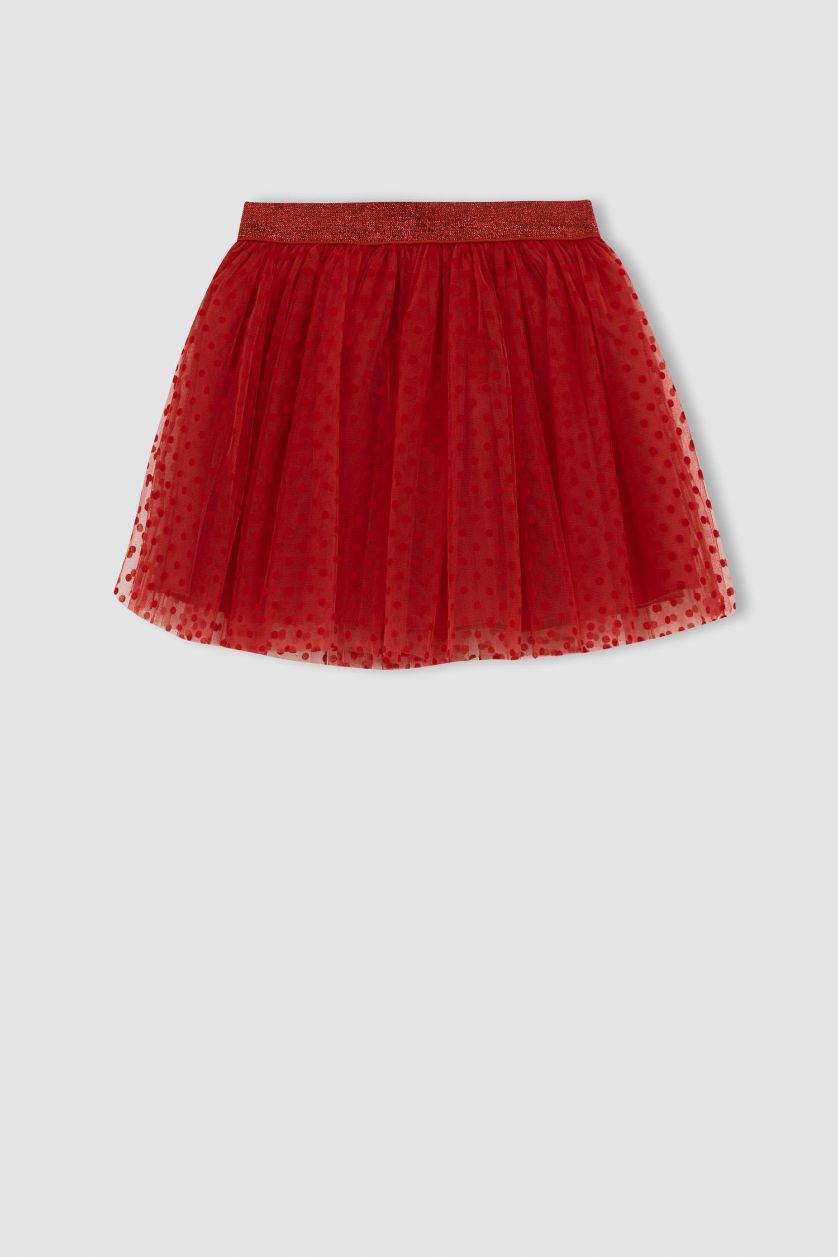 GIRLS & TEENS Red Girl Tulle Skirt