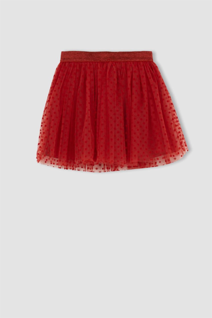 GIRLS & TEENS Red Girl Tulle Skirt