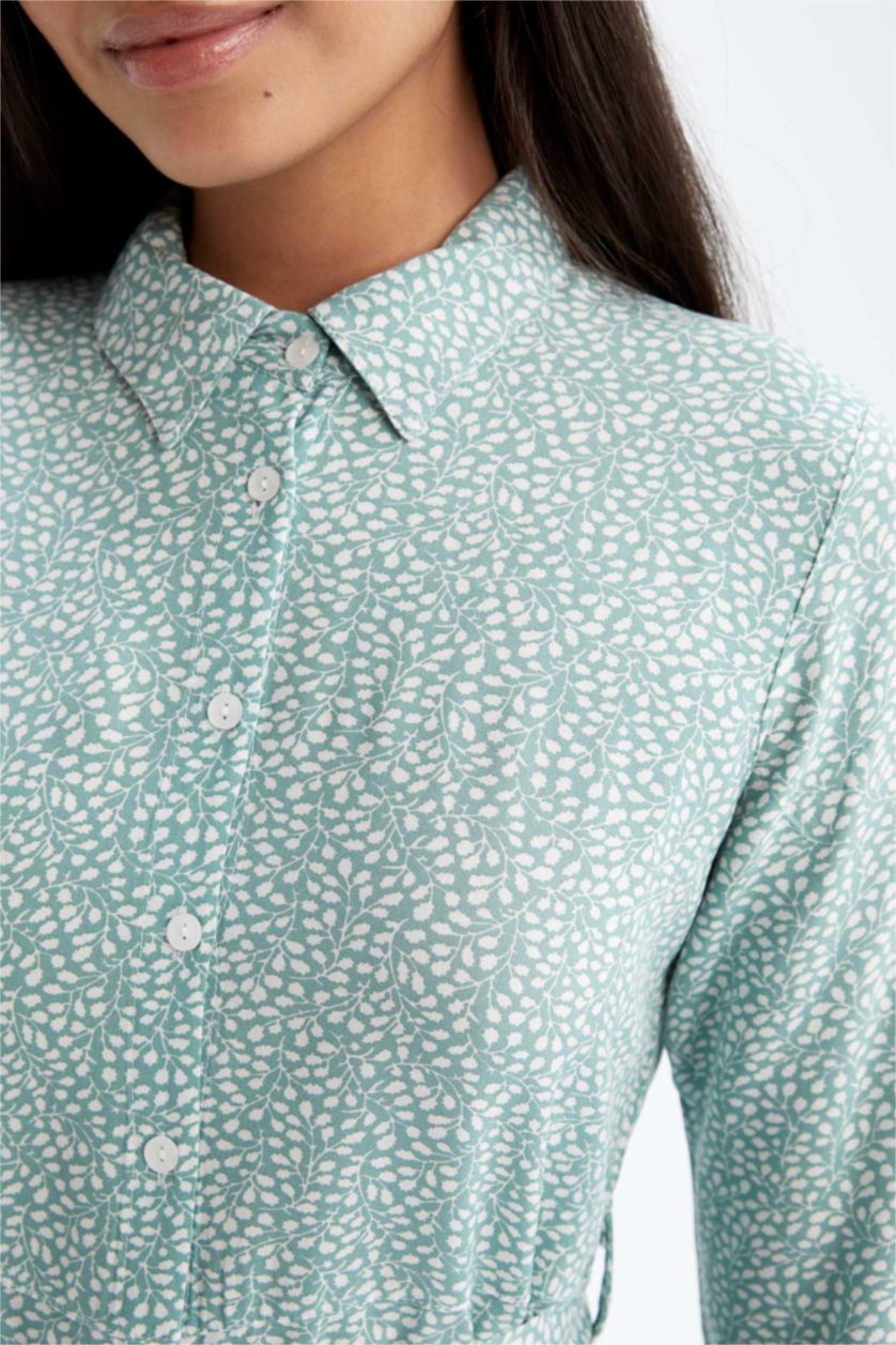 Women Mint Melange Dress