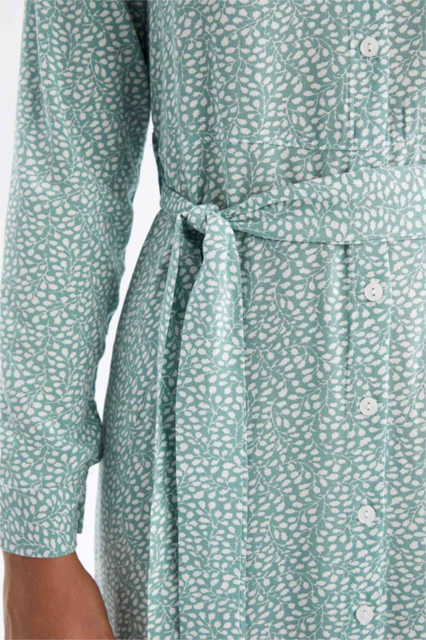 Women Mint Melange Dress