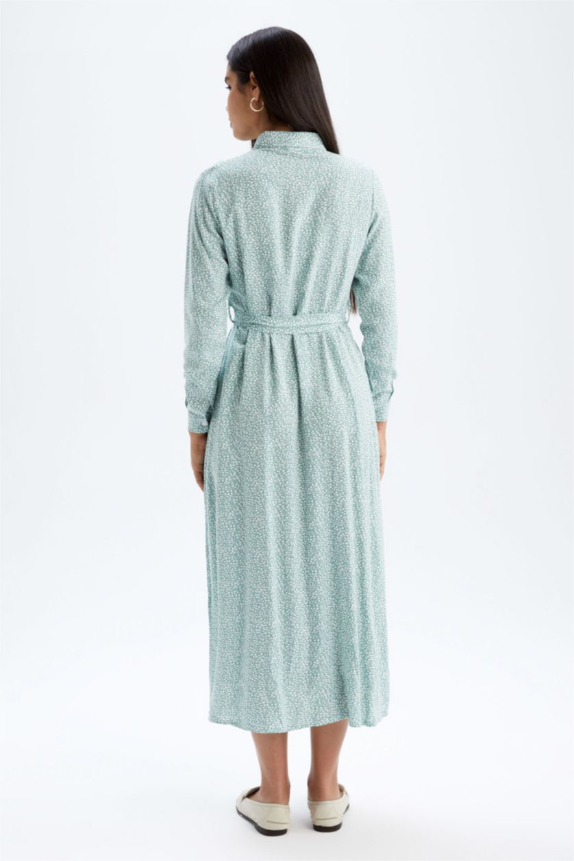 Women Mint Melange Dress